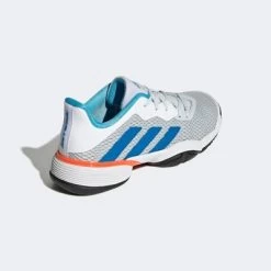 Adidas Kids Barricade Tennis Shoes - Blue Tint/Blue Rush -Ball Game Paradise GW4972 E