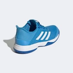 Adidas Kids Adizero Club Tennis Shoes - Pulse Blue/Cloud White -Ball Game Paradise GX1854 E