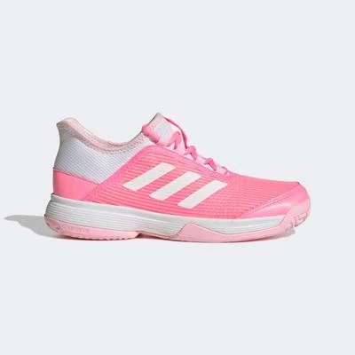 Adidas Kids Adizero Club Tennis Shoes - Beam Pink/Cloud White 3 Adidas Kids Adizero Club Tennis Shoes - Beam Pink/Cloud White