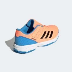 Adidas Kids Stabil Indoor Court Shoes - Beam Orange/Pulse Blue -Ball Game Paradise GX3760 E