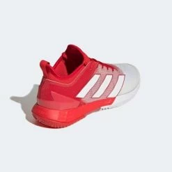 Adidas Mens Adizero Ubersonic 4 Tennis Shoes - Vivid Red / Cloud White 12 Adidas Mens Adizero Ubersonic 4 Tennis Shoes - Vivid Red / Cloud White -Ball Game Paradise GY3998 E