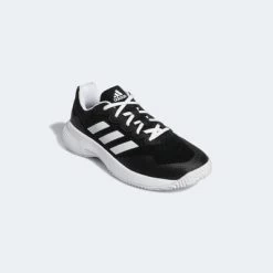 Adidas Womens GameCourt 2.0 Tennis Shoes - Core Black/Cloud White -Ball Game Paradise GZ0694 D