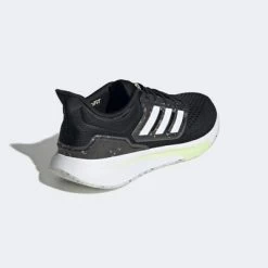 Adidas Mens EQ21 Running Shoes - Core Black/Almost Lime -Ball Game Paradise GZ4061 E