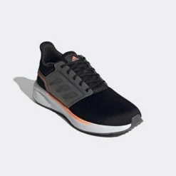 Adidas Mens EQ19 Running Shoes - Core Black/Screaming Orange 11 Adidas Mens EQ19 Running Shoes - Core Black/Screaming Orange -Ball Game Paradise H00929 D