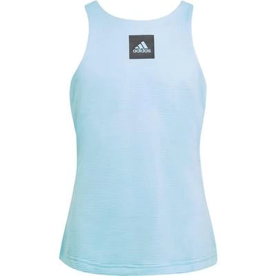 Adidas Girls Paris Tank - Pulse Aqua 3 Adidas Girls Paris Tank - Pulse Aqua