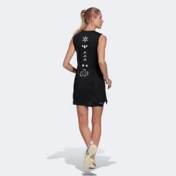 Adidas Womens Paris Wow Dress - Black/White -Ball Game Paradise HA5810 C