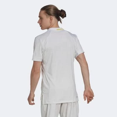Adidas Mens London Polo T-Shirt - White 4 Adidas Mens London Polo T-Shirt - White - Image 2