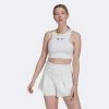 Adidas Womens London Crop Top - White -Ball Game Paradise HF6319 A