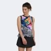 Adidas Womens US Series Match Tank Top - Multicoloured -Ball Game Paradise HF6328 A
