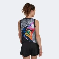 Adidas Womens US Series Match Tank Top - Multicoloured -Ball Game Paradise HF6328 C