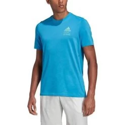Adidas Mens Tennis US Tee - Pulse Blue