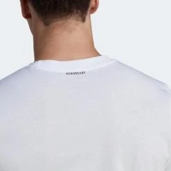 Adidas Mens Tennis Category Tee - White 10 Adidas Mens Tennis Category Tee - White -Ball Game Paradise HG2036 D