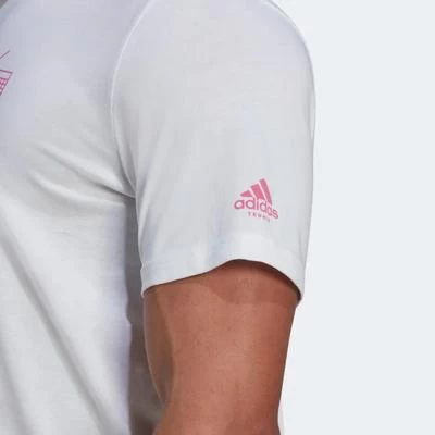 Adidas Mens Tennis Category Tee - White 7 Adidas Mens Tennis Category Tee - White - Image 5