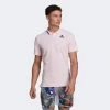 Adidas Mens US Series FreeLift Polo T-Shirt - Clear Pink -Ball Game Paradise HN7009 A