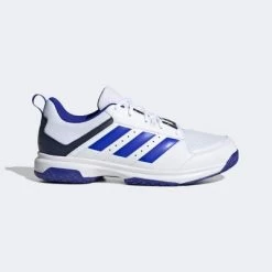 Adidas Mens Ligra 7 Indoor Court Shoes - Cloud White/Lucid Blue