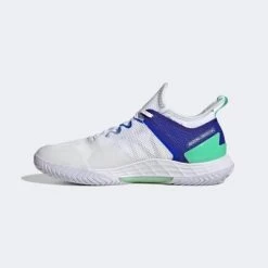 Adidas Womens Adizero Ubersonic 4 Parley Tennis Shoes - Cloud White/Violet Fusion -Ball Game Paradise HQ8390 D