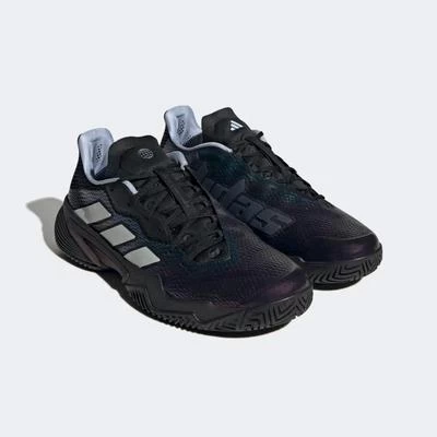 Adidas Mens Barricade Tennis Shoes - Core Black/Blue Dawn 4 Adidas Mens Barricade Tennis Shoes - Core Black/Blue Dawn - Image 2