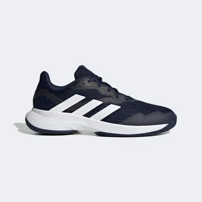 Adidas Mens Courtjam Control Tennis Shoes - Team Navy/Cloud White 3 Adidas Mens Courtjam Control Tennis Shoes - Team Navy/Cloud White