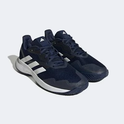 Adidas Mens Courtjam Control Tennis Shoes - Team Navy/Cloud White 4 Adidas Mens Courtjam Control Tennis Shoes - Team Navy/Cloud White - Image 2