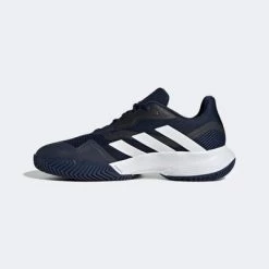 Adidas Mens Courtjam Control Tennis Shoes - Team Navy/Cloud White 11 Adidas Mens Courtjam Control Tennis Shoes - Team Navy/Cloud White -Ball Game Paradise HQ8808 D