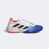 Adidas Mens Barricade Tennis Shoes - Lucid Blue/Solar Red -Ball Game Paradise HQ8917 A