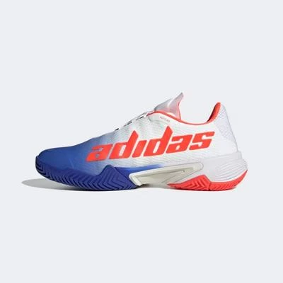 Adidas Mens Barricade Tennis Shoes - Lucid Blue/Solar Red 8 Adidas Mens Barricade Tennis Shoes - Lucid Blue/Solar Red - Image 6