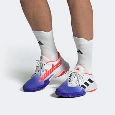 Adidas Mens Barricade Tennis Shoes - Lucid Blue/Solar Red 9 Adidas Mens Barricade Tennis Shoes - Lucid Blue/Solar Red - Image 7