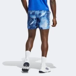 Adidas Mens Melbourne Ergo Graphic Tennis Shorts - Victory Blue 7 Adidas Mens Melbourne Ergo Graphic Tennis Shorts - Victory Blue -Ball Game Paradise HT7211 C