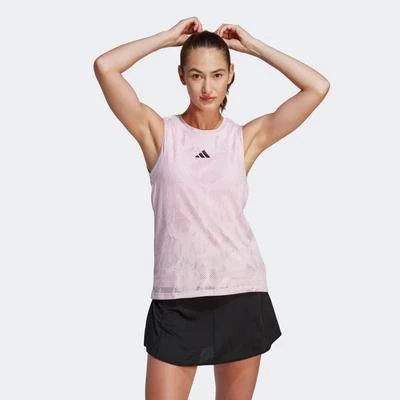 Adidas Womens Melbourne Tennis Tank - Clear Pink 3 Adidas Womens Melbourne Tennis Tank - Clear Pink