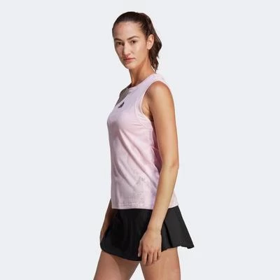 Adidas Womens Melbourne Tennis Tank - Clear Pink 4 Adidas Womens Melbourne Tennis Tank - Clear Pink - Image 2