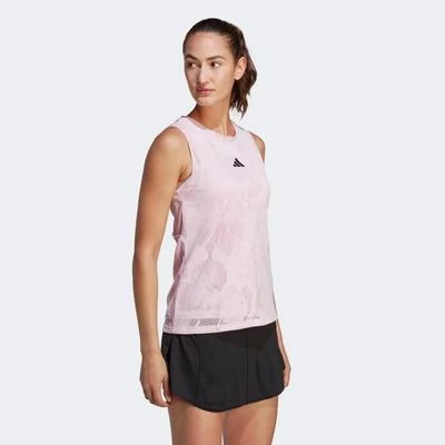 Adidas Womens Melbourne Tennis Tank - Clear Pink 6 Adidas Womens Melbourne Tennis Tank - Clear Pink - Image 4