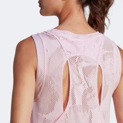 Adidas Womens Melbourne Tennis Tank - Clear Pink 7 Adidas Womens Melbourne Tennis Tank - Clear Pink - Image 5