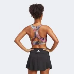 Adidas Womens Tennis Crop Top - Multicolour -Ball Game Paradise HY4050 D