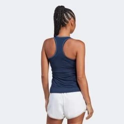 Adidas Womens Tennis Racerback Tank - Collegiate Navy -Ball Game Paradise HZ4283 C