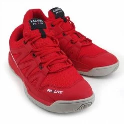 Karakal Mens ProLite Court Shoes - Red -Ball Game Paradise KF954 C