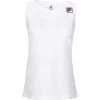 Fila Womens Full Coverage Tank - White/Light Pink -Ball Game Paradise PW191765 100 A