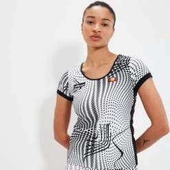 Ellesse Womens Nanto Tee - White/Black