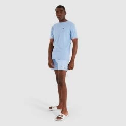 Ellesse Mens Divo Swimming Shorts - Light Blue -Ball Game Paradise SHM14739 LHBL C 2