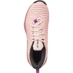 Yonex Womens Sonicage 3 Tennis Shoes - Pink Beige -Ball Game Paradise SHTS3LACEX PBE B