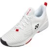 Yonex Mens Sonicage 3 Tennis Shoes - White/Red -Ball Game Paradise SHTS3MACEX WR A