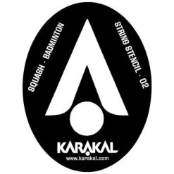 Dunlop Ashaway Squash Stencil Card -Ball Game Paradise STNCL S KARAKAL