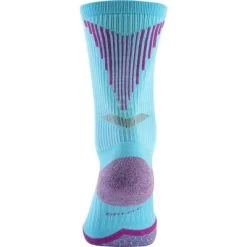 Nike Elite Cushioned Crew Running Socks (1 Pair) - Clearwater/Fuchsia -Ball Game Paradise SX4851 455 PHSBH000 1200