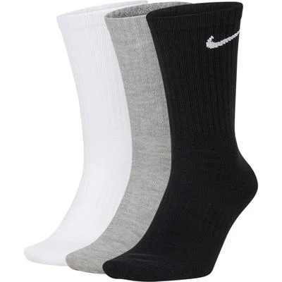 Nike Everyday Lightweight Crew Socks (3 Pairs) - Multi-Colour 3 Nike Everyday Lightweight Crew Socks (3 Pairs) - Multi-Colour