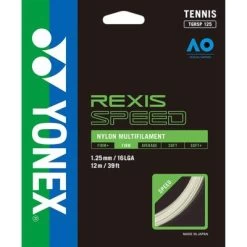 Yonex Rexis Speed 16 (1.30mm) Tennis String Set - White