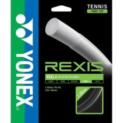 Yonex Rexis 16L (1.25mm) Tennis String Set - Black
