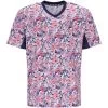 Fila Mens Solar Power Short Sleeved Speed V-Neck Top - Splash Power -Ball Game Paradise TM31D109 643 A