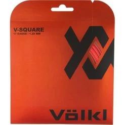 Volkl V-Square 16 (1.30mm) Tennis String Set - Red