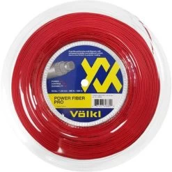 Volkl Power Fiber Pro 17 (1.25mm) 200m Tennis String Reel - Lava Red