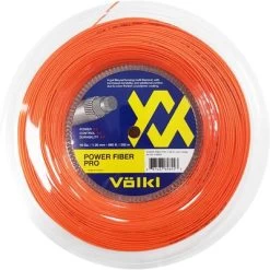 Volkl Power Fiber Pro 16 (1.30mm) 200m Tennis String Reel - Neon Orange