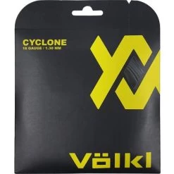 Volkl Cyclone 16 (1.30mm) Tennis String Set - Black